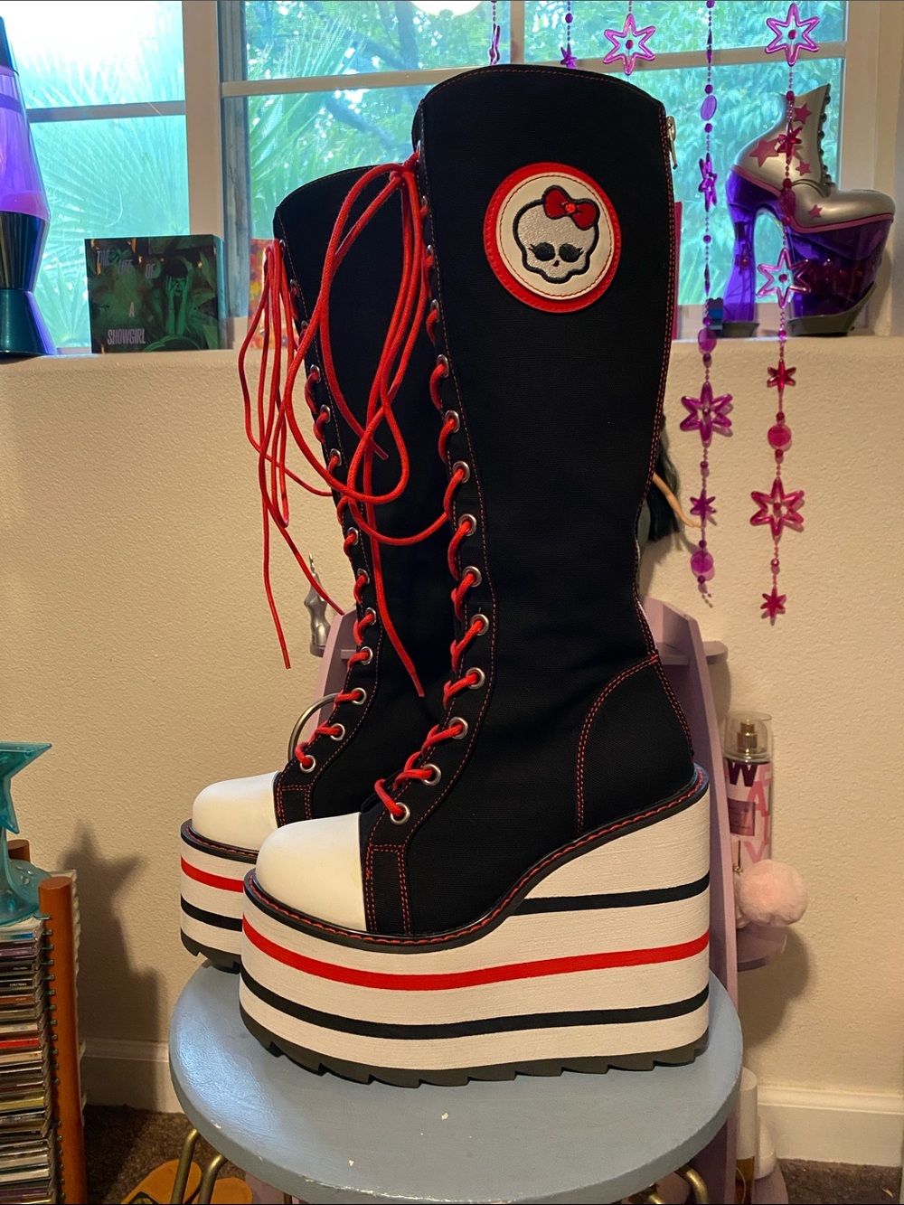 Monster High X YRU Ghoulia Platform Sneaker Boots